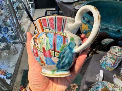 Een zeer uitgebreid Chinees Canton famille rose 81-delig servies, 19e eeuw — foto 55