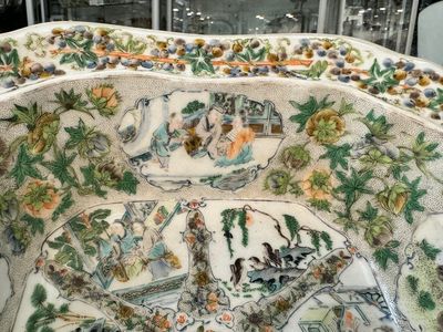 Een zeldzaam 30-delig KPM porseleinen servies met Cantonees famille verte beschildering, China en Duitsland, 19e eeuw — foto 59