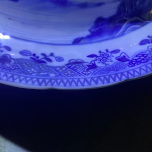 Een zeldzame Chinese blauw-witte scheepsterrine, Qianlong — foto 13