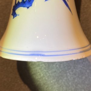 Een zeldzame Chinese blauw-witte vaas met een tijger en twee vlinders, Transitie periode — foto 17