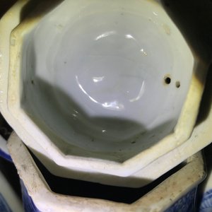 Een zeldzame Chinese blauwwitte koffiekan met "Europa en de stier", Kangxi — foto 13