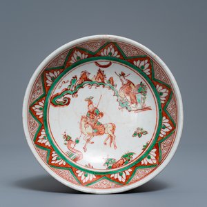 Een zeldzame Chinese dubbelwandige Swatow warmhoudkom, 'zhuge', Ming — foto 1