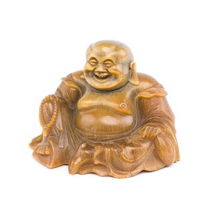 RETOUR DHL 07/11/2024 Een zeldzame Chinese sculptuur van Boeddha in rinoceroshoorn, eind 19e eeuw — foto 1