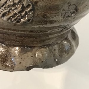 Een zeldzame Duitse steengoed puntneuskruik, Raeren, 1e helft 16e eeuw — foto 11