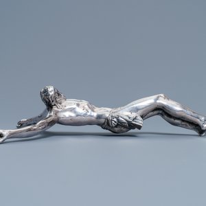 Een zilveren Corpus naar Giambologna's 'Cristo Morto', Italië, Florence, 17e eeuw — foto 4