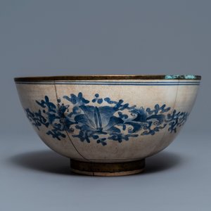 Een zuid-Chinese blauw-witte 'Bleu de Hue' kom met feniksen voor de Vietnamese markt, 19e eeuw — foto 5