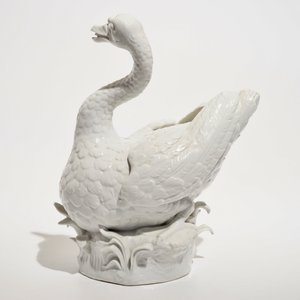 Een zwaan in blanc de Chine-stijl, Meissen, Duitsland, 18e eeuw — foto 4
