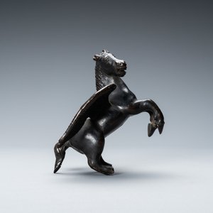 Een zwart gepatineerd bronzen model van Pegasus, Italië, 16e eeuw — foto 2