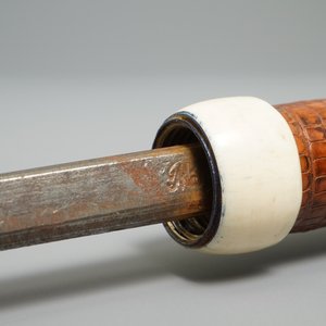 Eight canes incl. swords, daggers, dice and silver handles, 19th C. — photo 17