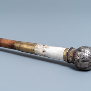 Eight canes incl. swords, daggers, dice and silver handles, 19th C. — photo 3