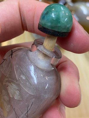 Eight Chinese agate, hardstone and quartz snuff bottles, 19/20th C. — 照片 12