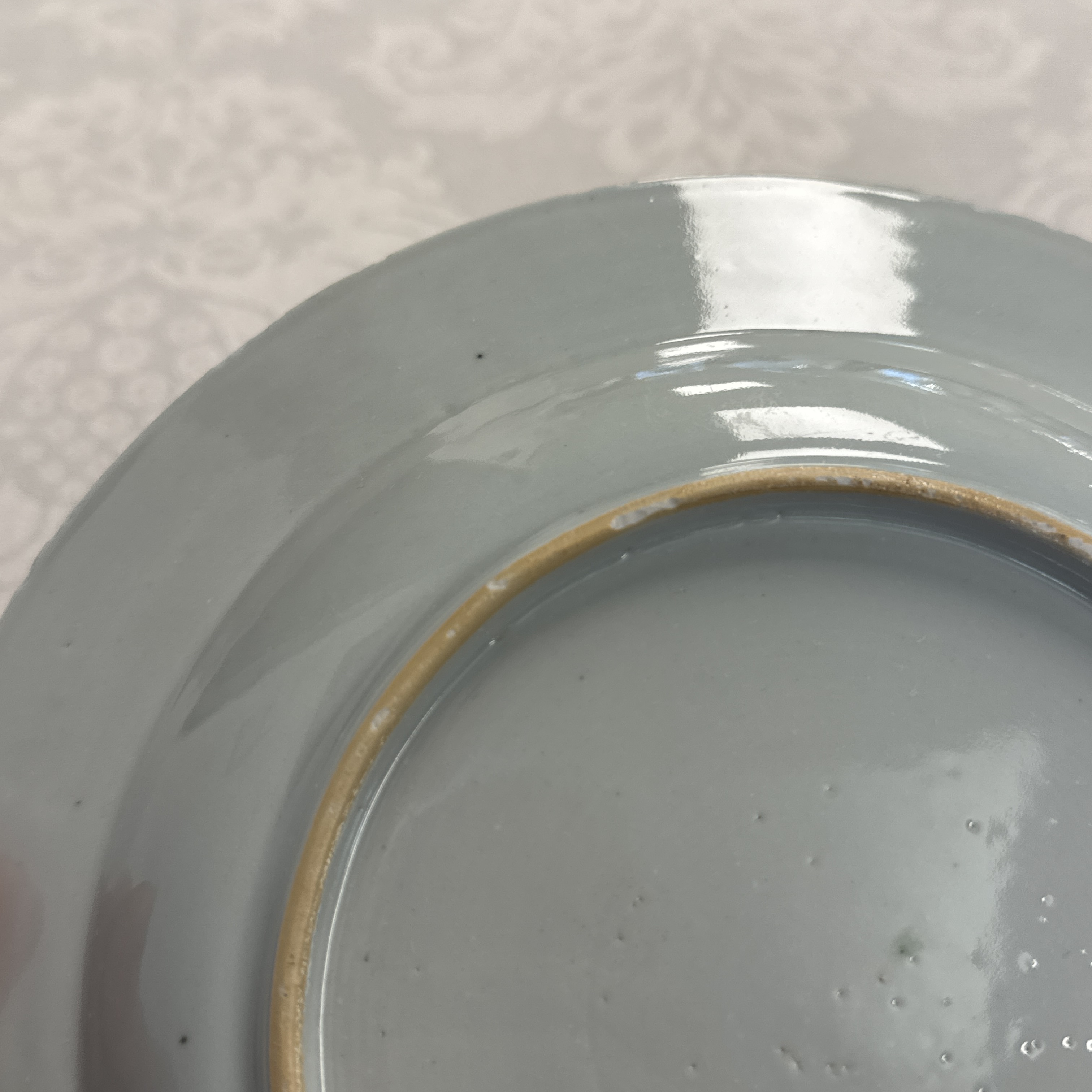 Eight Chinese blue and white plates and an Imari-style dish — photo 88