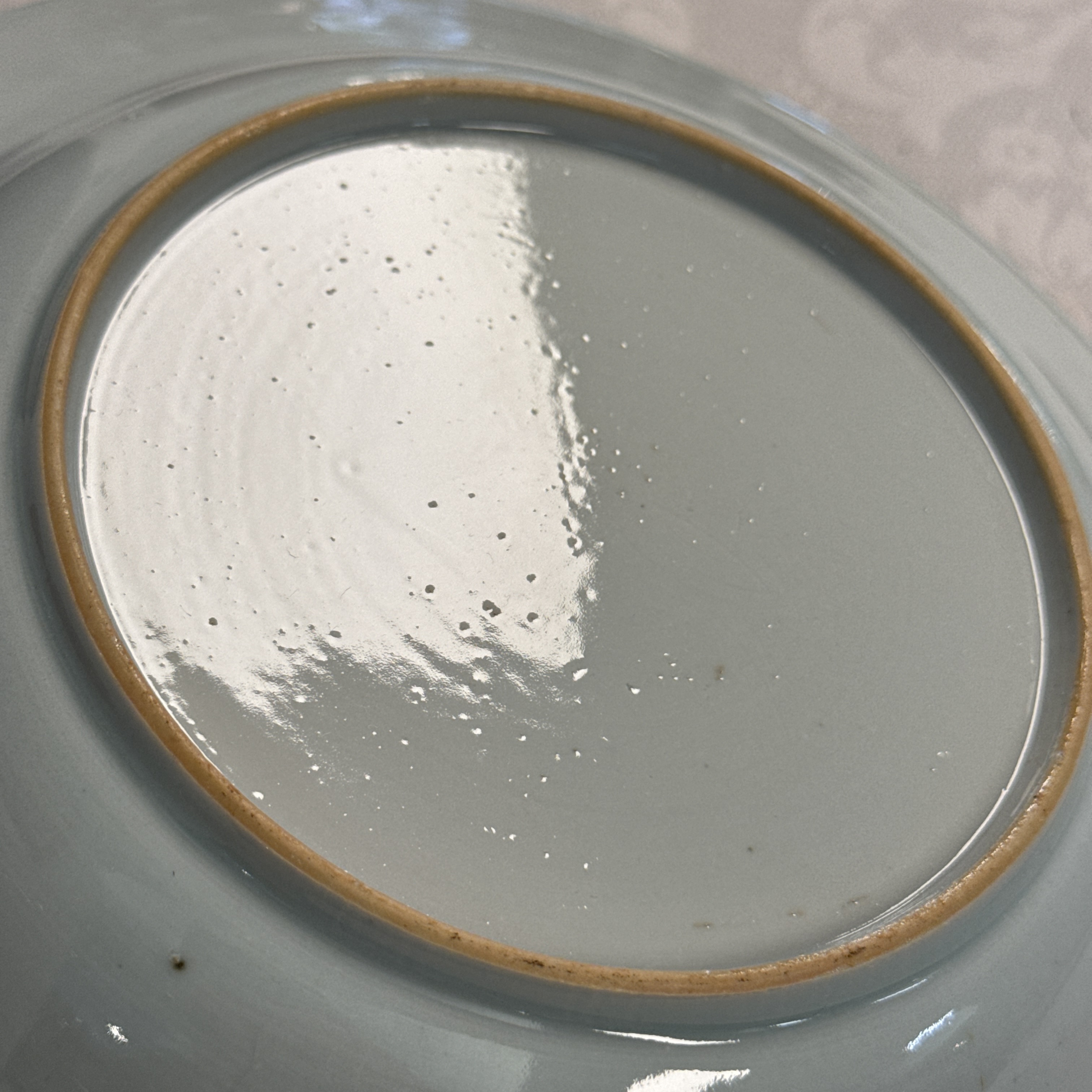 Eight Chinese blue and white plates and an Imari-style dish — photo 98