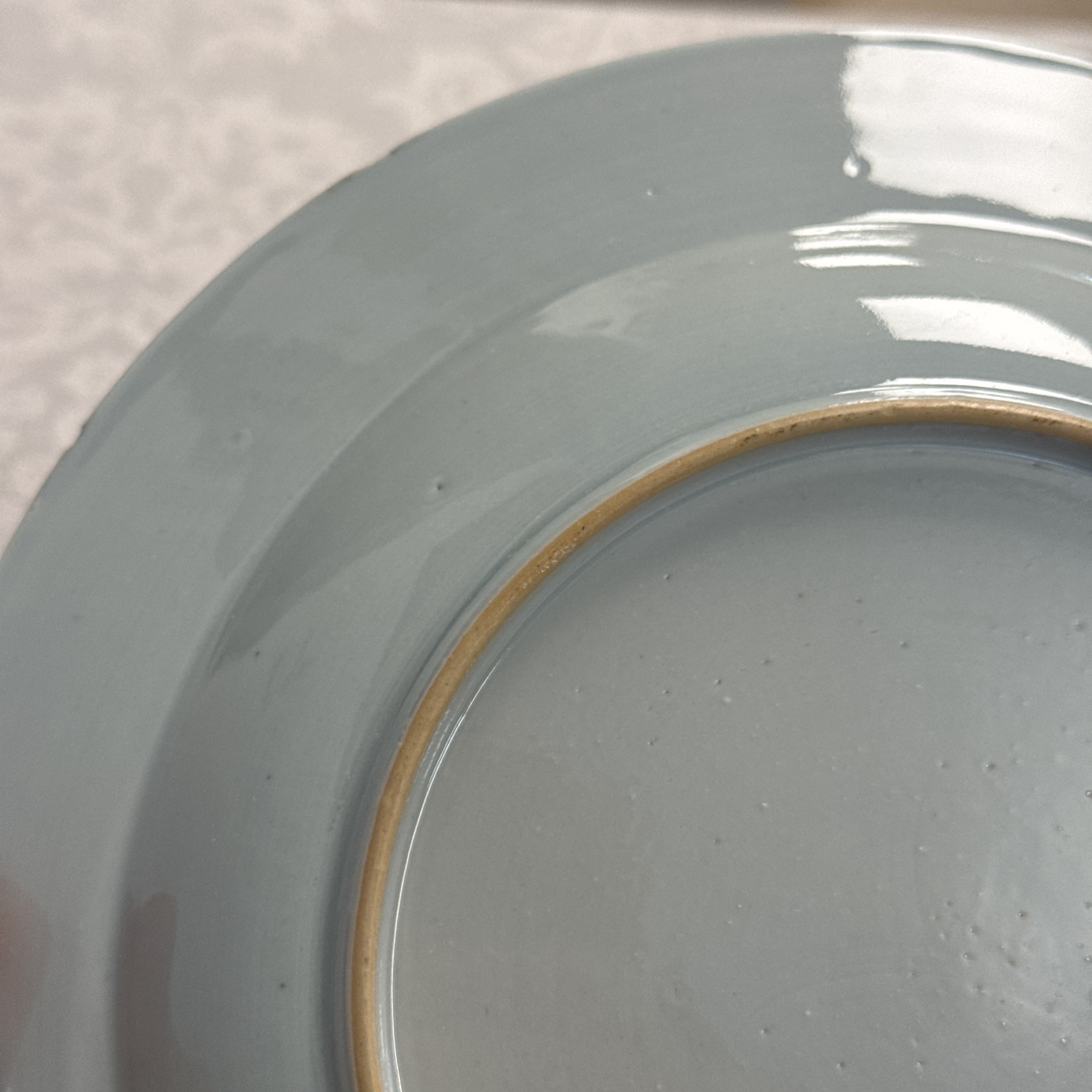 Eight Chinese blue and white plates and an Imari-style dish — photo 100