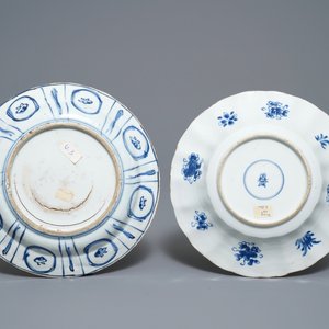Eight Chinese blue and white plates, Wanli/Kangxi — 照片 7