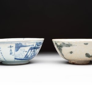 Eight Chinese blue and white shipwreck wares, 17/18th C. — photo 5
