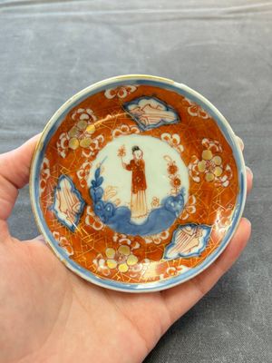 Eight Chinese blue, white and iron-red cups and twelve saucers, Kangxi/Yongzheng — 照片 25
