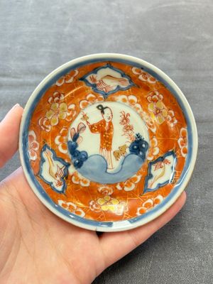 Eight Chinese blue, white and iron-red cups and twelve saucers, Kangxi/Yongzheng — 照片 33