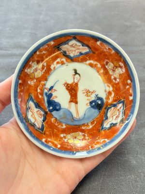 Eight Chinese blue, white and iron-red cups and twelve saucers, Kangxi/Yongzheng — 照片 35