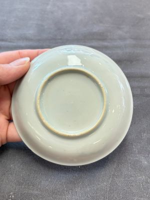 Eight Chinese blue, white and iron-red cups and twelve saucers, Kangxi/Yongzheng — 照片 36