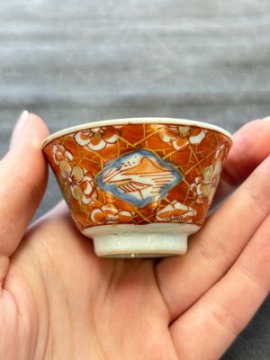 Eight Chinese blue, white and iron-red cups and twelve saucers, Kangxi/Yongzheng — 照片 43