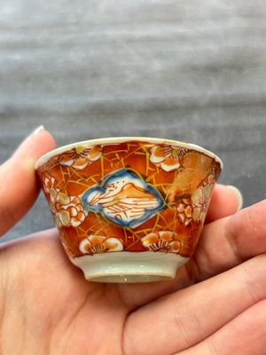 Eight Chinese blue, white and iron-red cups and twelve saucers, Kangxi/Yongzheng — 照片 54