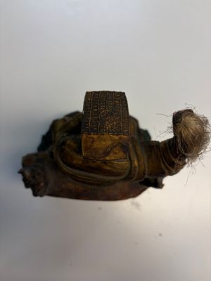 Eight Chinese carved wooden sculptures with traces of polychromy and gilding, 19th C. — photo 11
