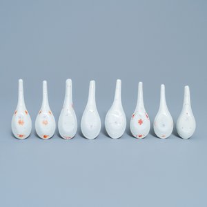 Eight Chinese famille rose and polychrome spoons, 19/20th C. — 照片 2