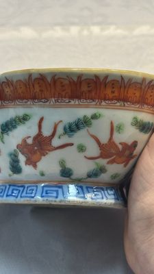 Eight Chinese famille rose and verte wares, 19/20th C. — 照片 124