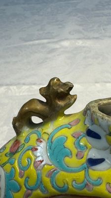 Eight Chinese famille rose and verte wares, 19/20th C. — 照片 30