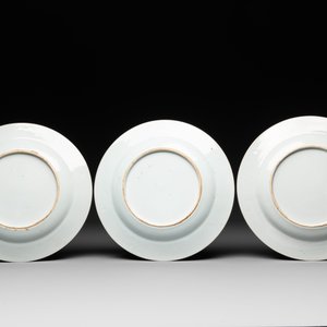 Eight Chinese famille rose 'pheasant and peonies' plates, Qianlong — photo 5