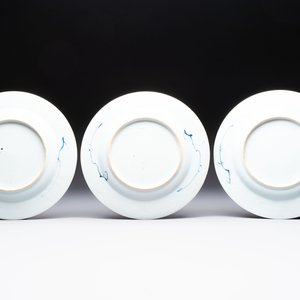 Eight Chinese Imari-style 'flower basket' plates, Yongzheng — photo 5