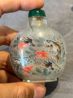 Eight Chinese inside-painted glass snuff bottles, signed Tang Zichuan 湯子川 and Ye Zhongzhi 葉仲芝, 20th C. — foto 2