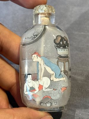 Eight Chinese inside-painted glass snuff bottles, signed Tang Zichuan 湯子川 and Ye Zhongzhi 葉仲芝, 20th C. — foto 21
