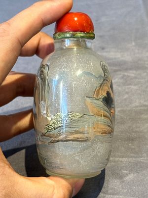 Eight Chinese inside-painted glass snuff bottles, signed Tang Zichuan 湯子川 and Ye Zhongzhi 葉仲芝, 20th C. — foto 41