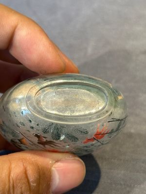 Eight Chinese inside-painted glass snuff bottles, signed Tang Zichuan 湯子川 and Ye Zhongzhi 葉仲芝, 20th C. — foto 7