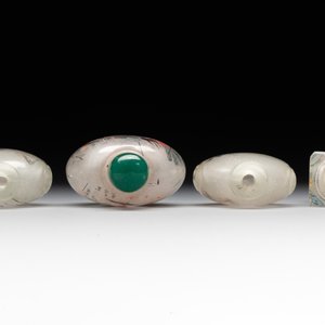 Eight Chinese inside-painted glass snuff bottles, signed Tang Zichuan 湯子川 and Ye Zhongzhi 葉仲芝, 20th C. — foto 12