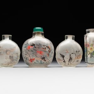 Eight Chinese inside-painted glass snuff bottles, signed Tang Zichuan 湯子川 and Ye Zhongzhi 葉仲芝, 20th C. — foto 10