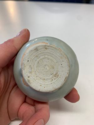 Eight Chinese Longquan celadon jarlets with floral design, Song/Yuan — photo 12
