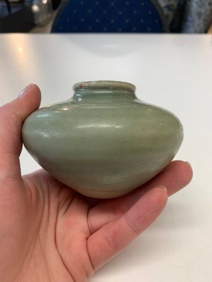 Eight Chinese Longquan celadon jarlets with floral design, Song/Yuan — photo 22