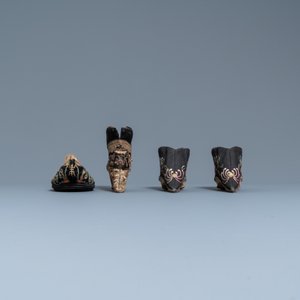 Eight Chinese lotus shoes, 19th C. — 照片 12