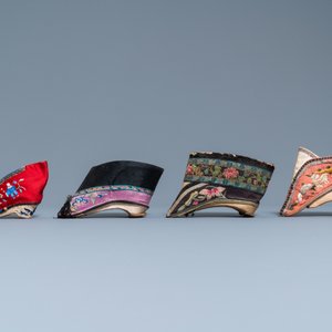Eight Chinese lotus shoes, 19th C. — 照片 3