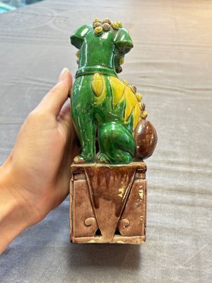 Eight Chinese sancai-glazed wares, 19th C. — photo 15