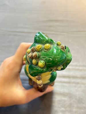 Eight Chinese sancai-glazed wares, 19th C. — photo 17