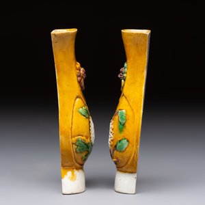 Eight Chinese sancai-glazed wares, 19th C. — photo 11