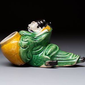 Eight Chinese sancai-glazed wares, 19th C. — photo 15