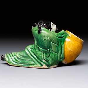 Eight Chinese sancai-glazed wares, 19th C. — photo 17