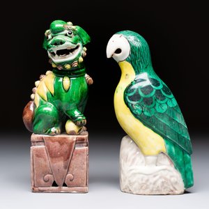 Eight Chinese sancai-glazed wares, 19th C. — photo 21