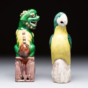 Eight Chinese sancai-glazed wares, 19th C. — photo 24