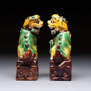 Eight Chinese sancai-glazed wares, 19th C. — photo 5